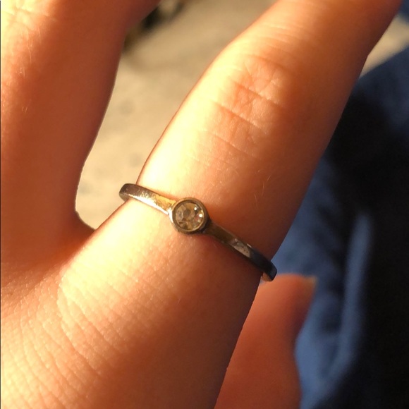 Silver diamond ring - Picture 2 of 2